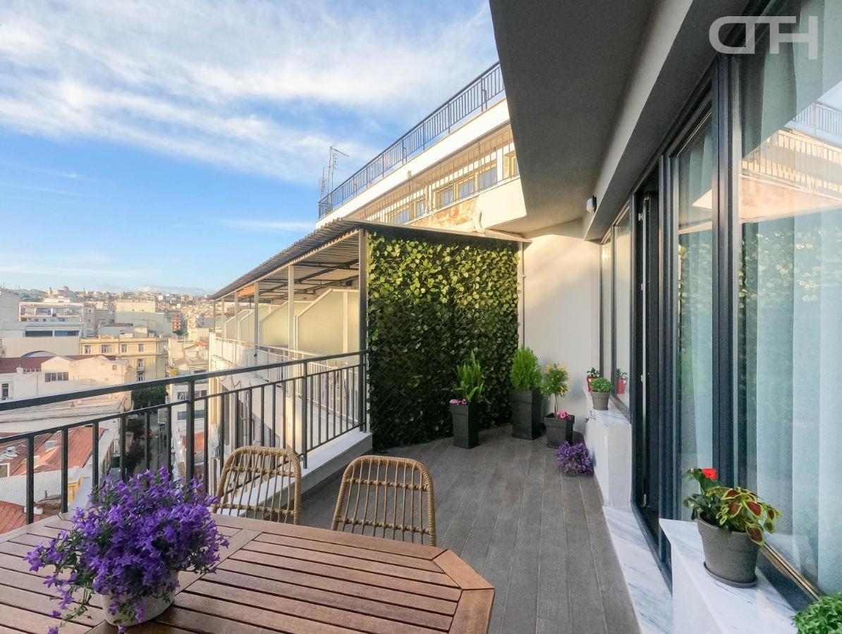 Luxury 80M2 Apartment With Balcony Downtown Thessaloníki Luaran gambar