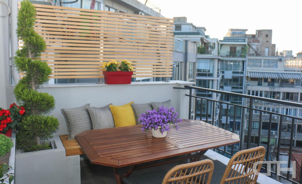 Luxury 80M2 Apartment With Balcony Downtown Thessaloníki Luaran gambar