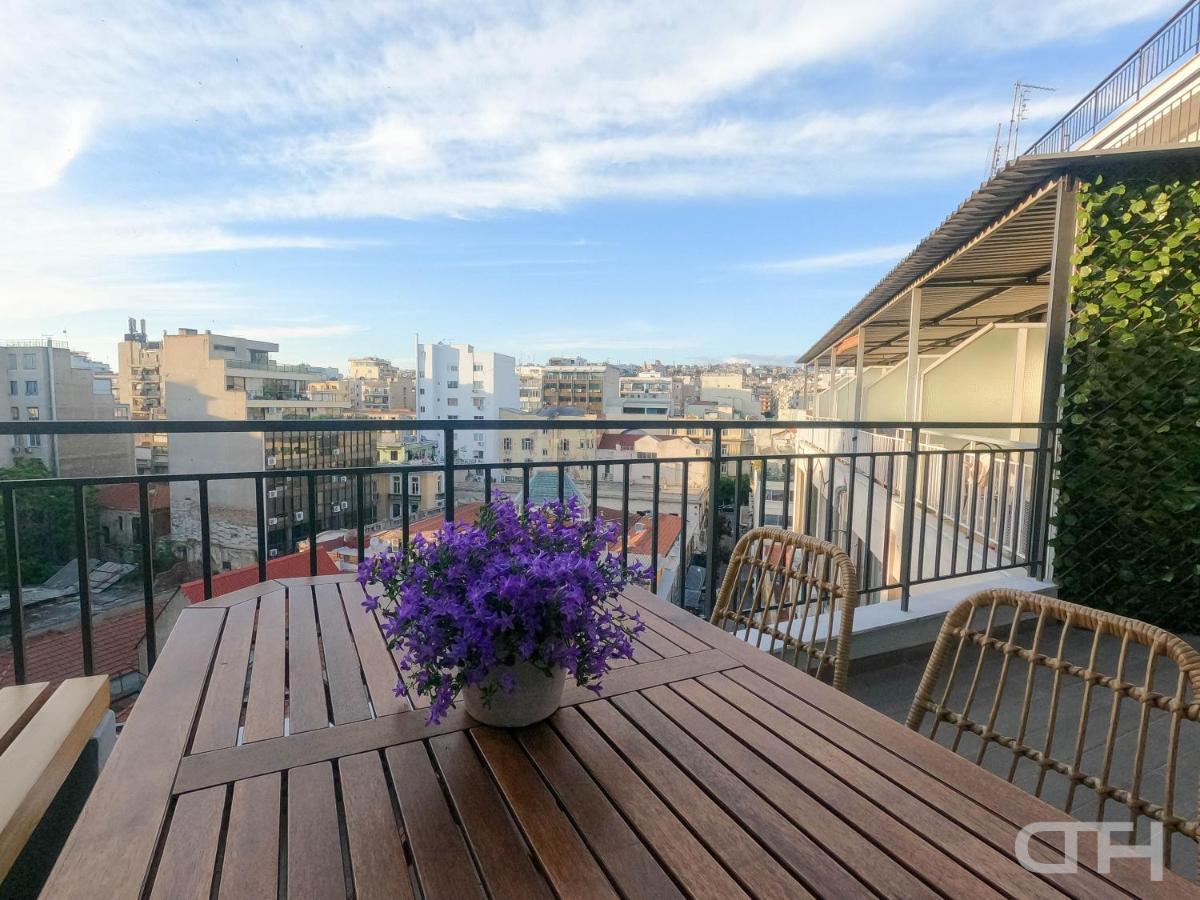 Luxury 80M2 Apartment With Balcony Downtown Thessaloníki Luaran gambar