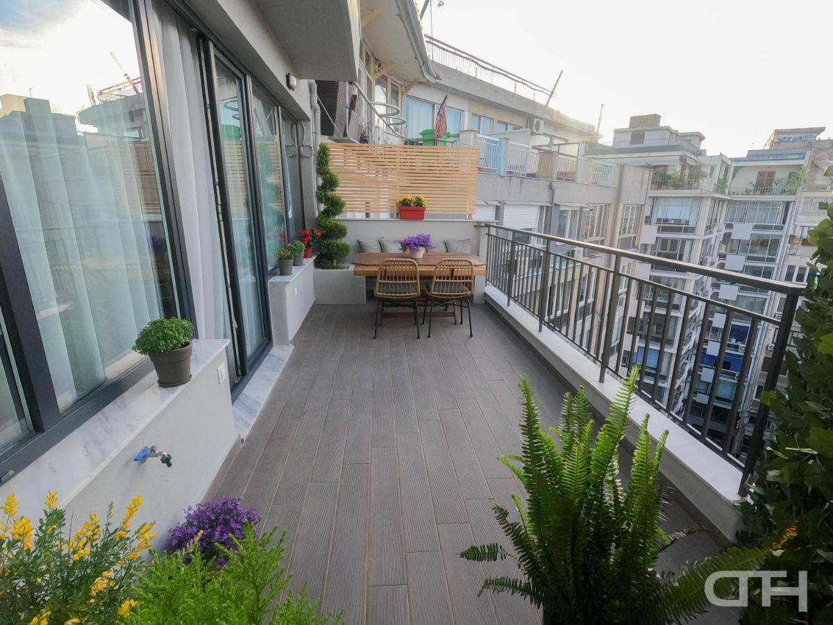 Luxury 80M2 Apartment With Balcony Downtown Thessaloníki Luaran gambar