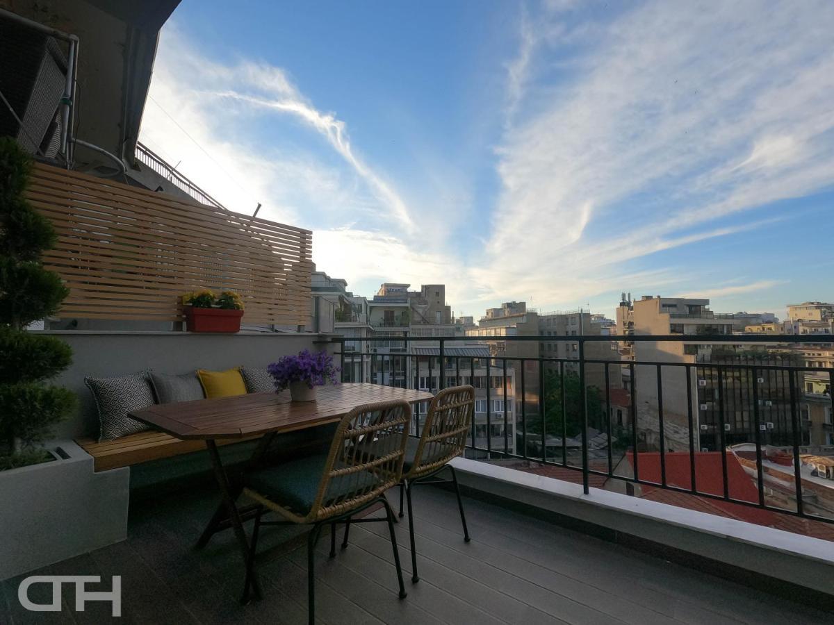 Luxury 80M2 Apartment With Balcony Downtown Thessaloníki Luaran gambar