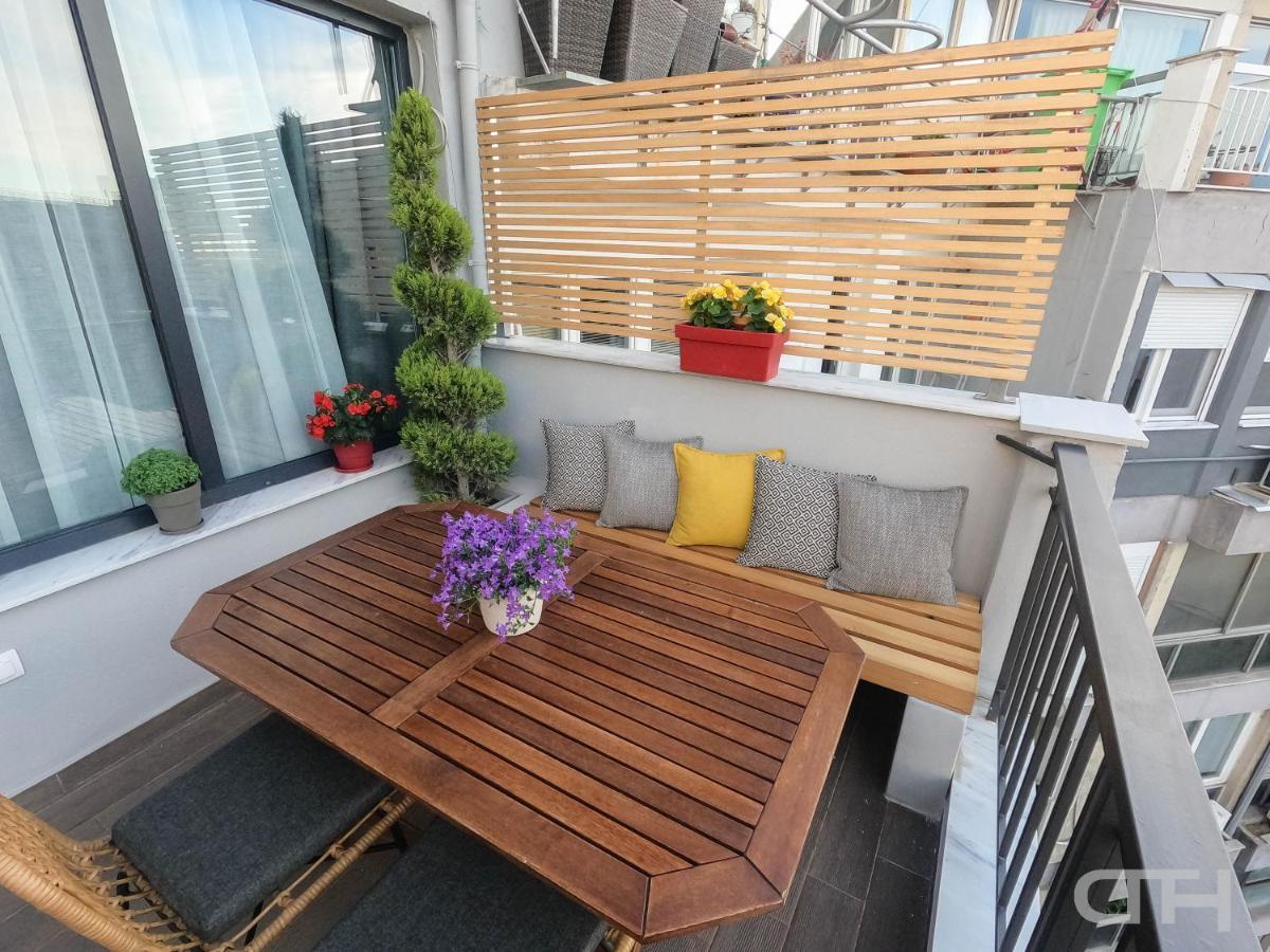 Luxury 80M2 Apartment With Balcony Downtown Thessaloníki Luaran gambar
