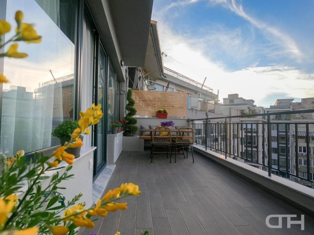 Luxury 80M2 Apartment With Balcony Downtown Thessaloníki Luaran gambar